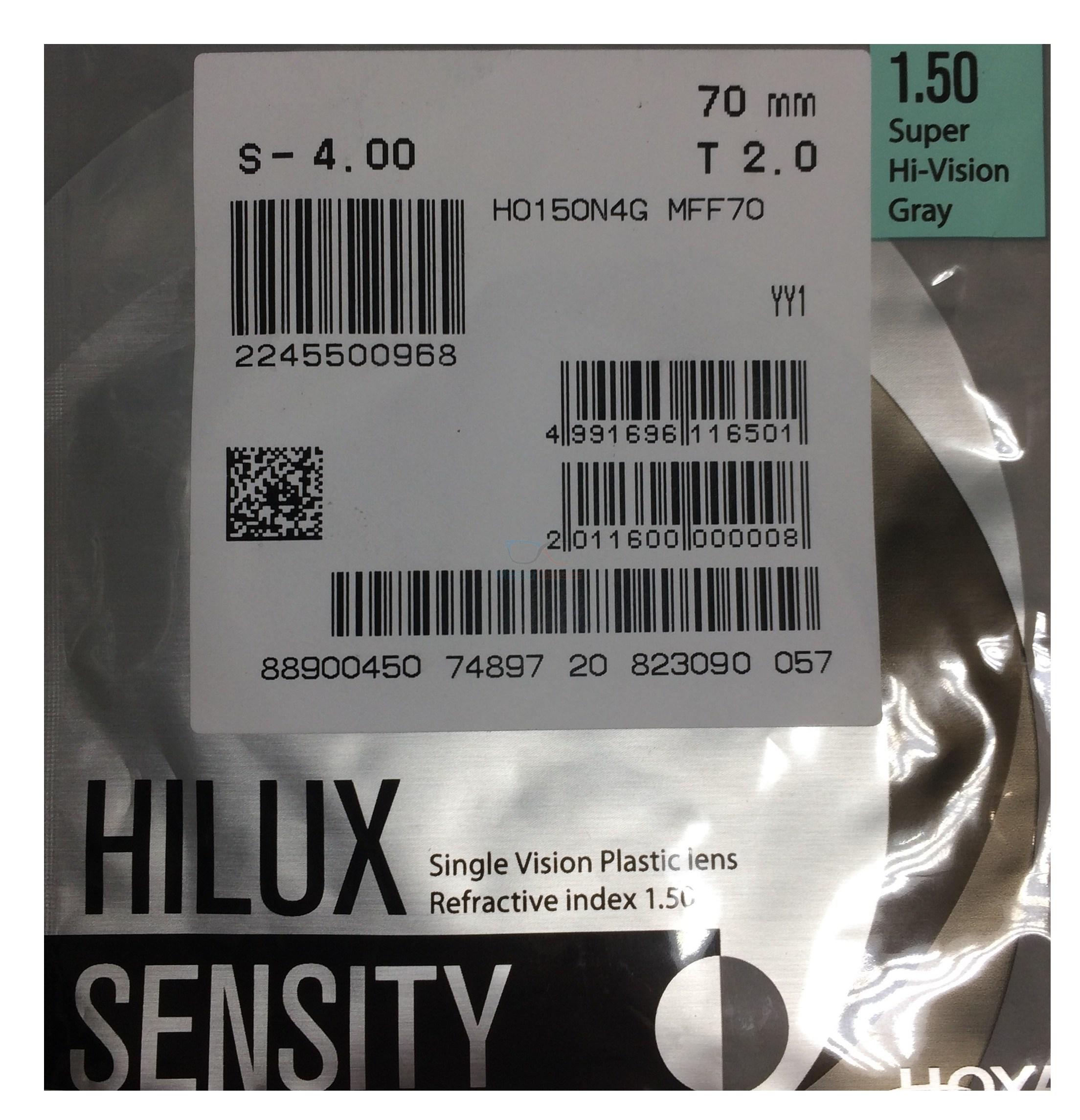 Линза HOYA Hilux 1.50 Sensity Super Hi-Vision (SHV)  (за пару)
