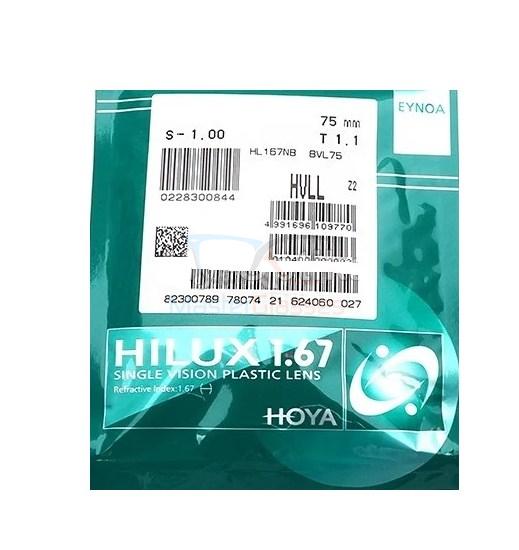 Линза HOYA Hilux 1.67 Hi-Vision LongLife (HVLL)  (за пару)